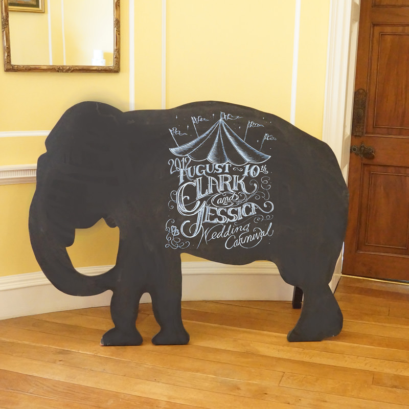 FOR SALE Elephant Chalkboard  1
